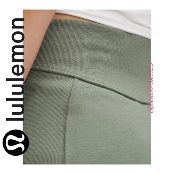 LULULEMON ATHLETICA Scuba High-Rise Mini Skirt Grey Eucalyptus Medium NWT LL-226 - Picture 5 of 12